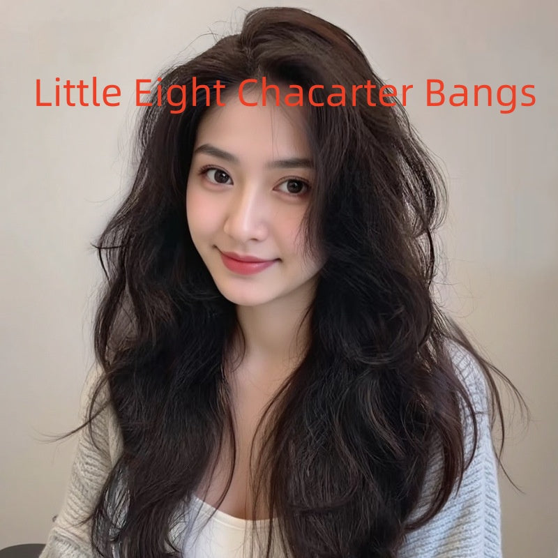 Long Curly Full Human Hair Full-head Wig