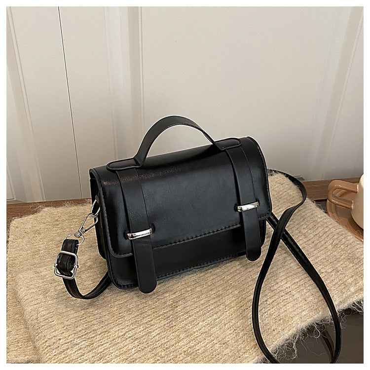 Niche Versatile Square Mini Bag For Women 2025 Solid Color