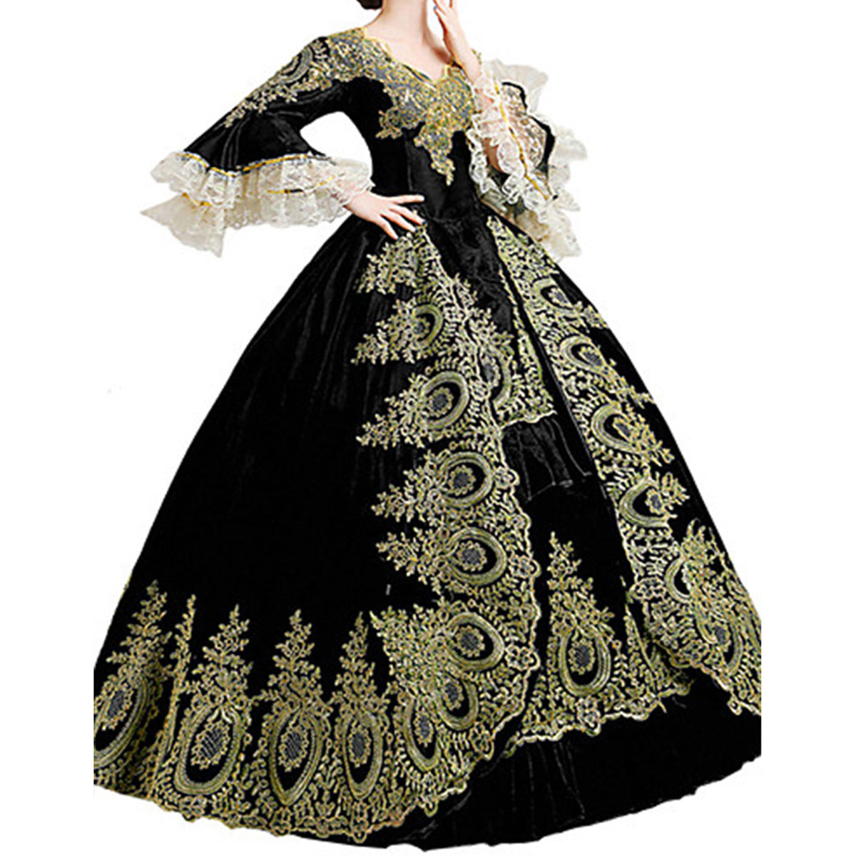 New European Style Performance Host Evening Dress Woman