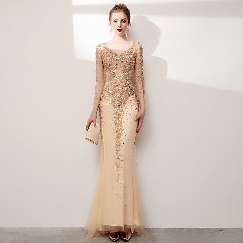 Evening Dress Dress Queen Temperament Fish Tail