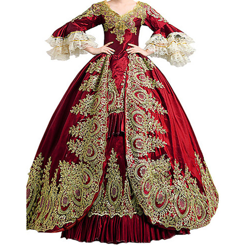 New European Style Performance Host Evening Dress Woman